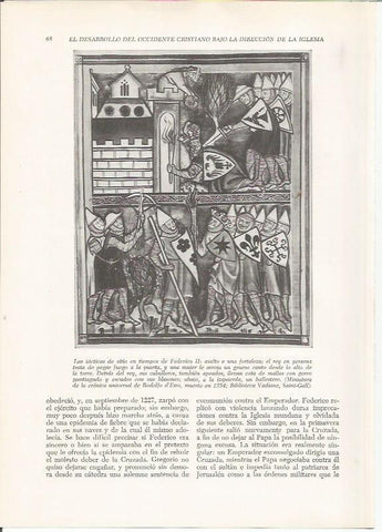 LAMINA 25872: Tactica de sitio de Federico II