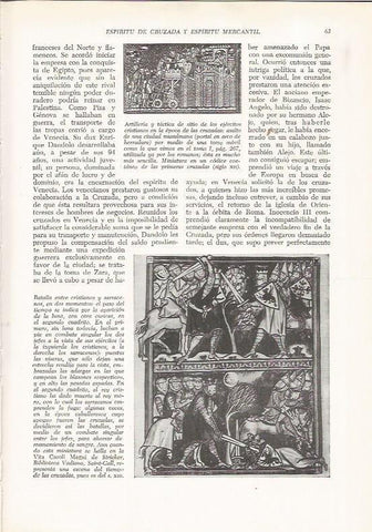 LAMINA 25870: Batalla entre cristianos y sarracenos