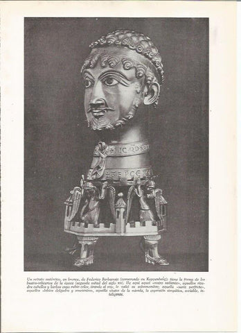 LAMINA 25868: Busto de Barbarroja