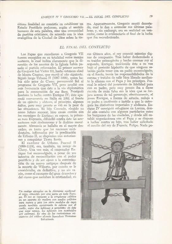 LAMINA 25859: Cepo, castigo medieval 