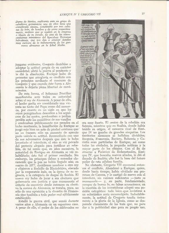 LAMINA 25858: Dama de hinojos ante caballeros de Germania