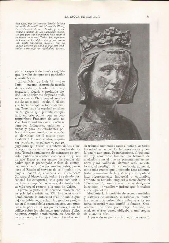 LAMINA 25877: San Luis, rey de Francia