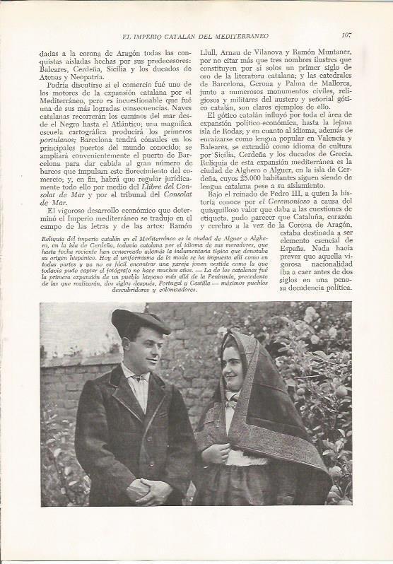 LAMINA 25887: Habitantes de Alguer en Cerdeña