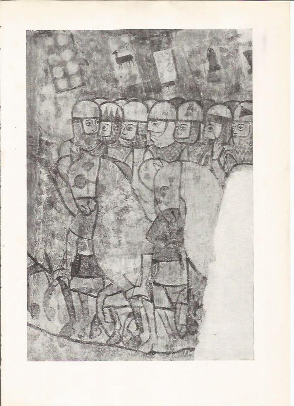 LAMINA 25885: Pintura del Salo del Tinell de Barcelona