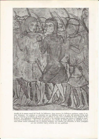 LAMINA 25884: Los ballesteros del Salo del Tinell, Barcelona