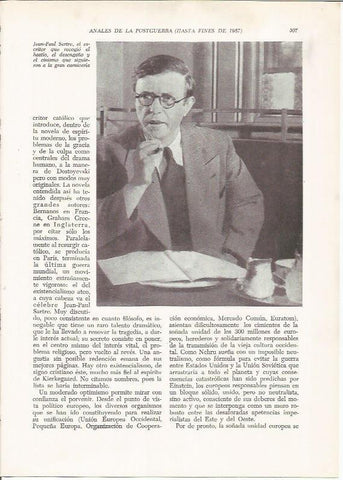 LAMINA 26242: Jean Paul Sartre