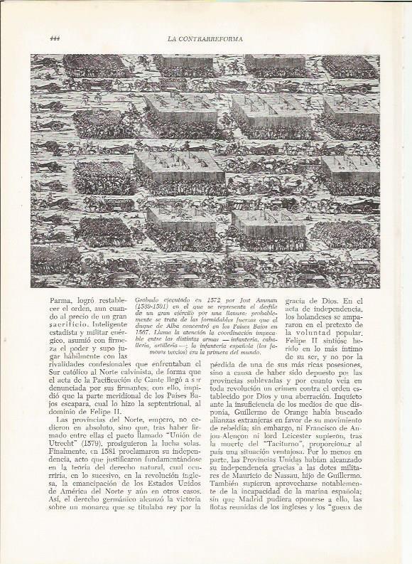 LAMINA 26019: Gran Ejercito, grabado de Jost Amman