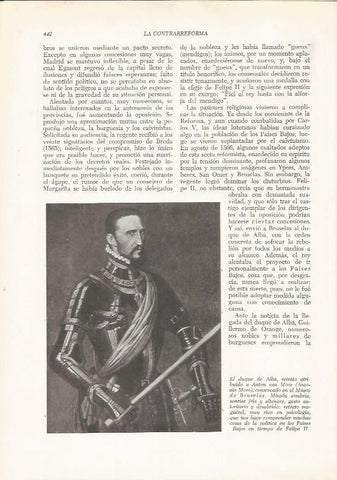 LAMINA 26018: El Duque de Alba, por Anton van Moor