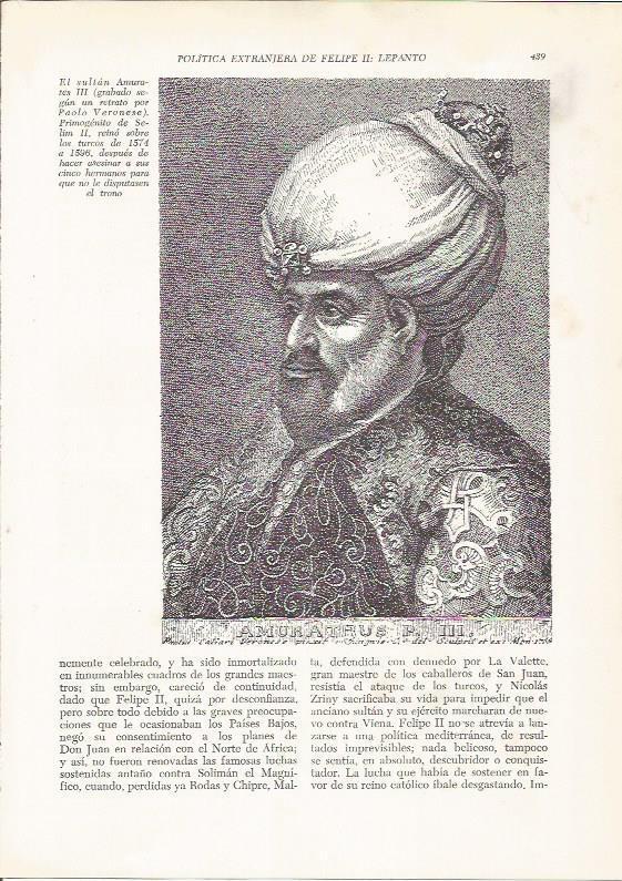 LAMINA 26017: El sultan Amurantes III, por el Veronese