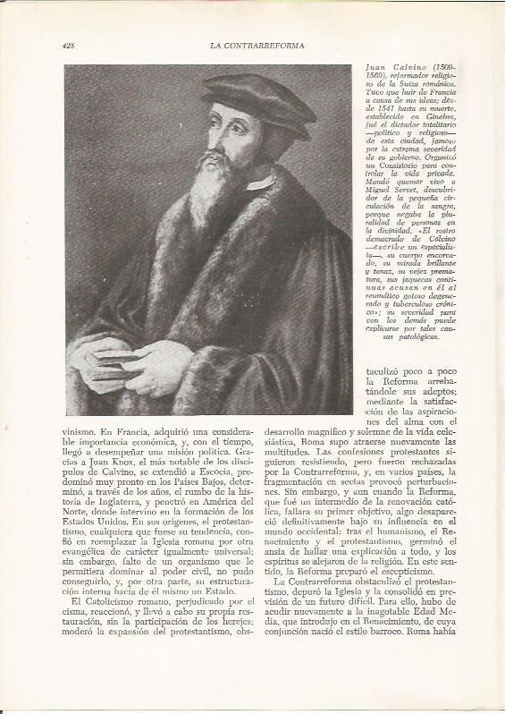 LAMINA 26011: Juan Calvino