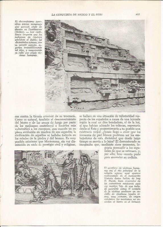 LAMINA 26004: Ruinas de Teotihuacan, Mexico