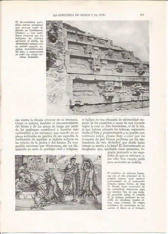 LAMINA 26004: Ruinas de Teotihuacan, Mexico