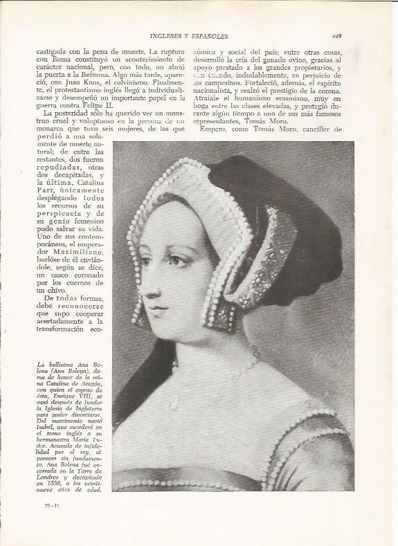 LAMINA 26022: Ana Bolena