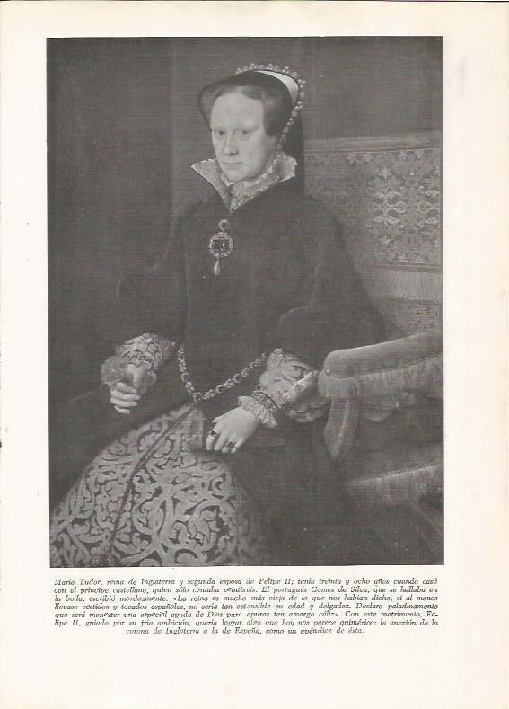 LAMINA 26024: Maria Tudor, reina de Inglaterra