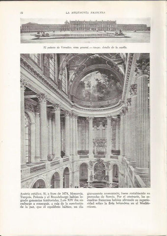LAMINA 26045: Capilla del Palacio de Versalles