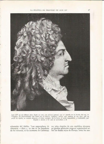 LAMINA 26043: Luis XIV de Francia