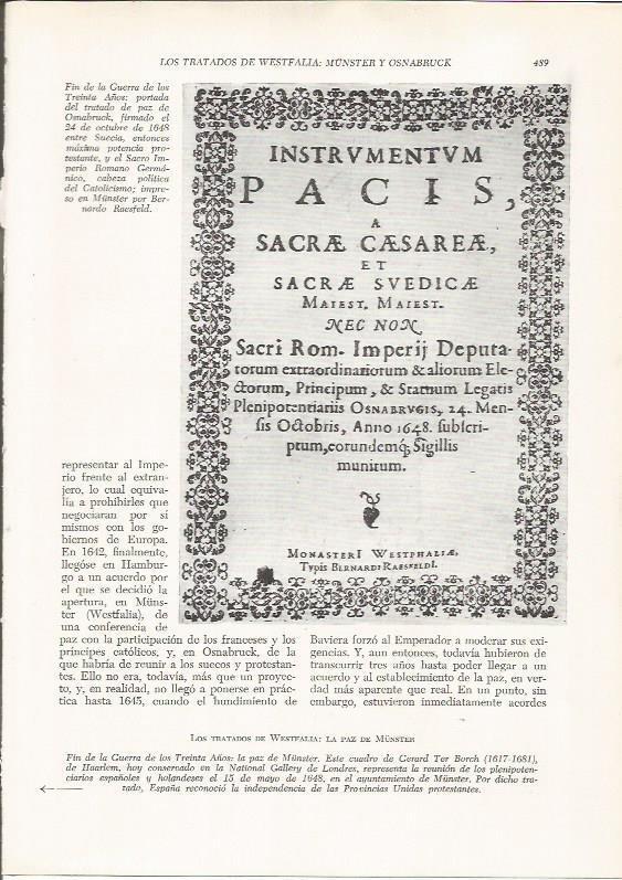 LAMINA 26037: Tratado de Paz de Osnabruck