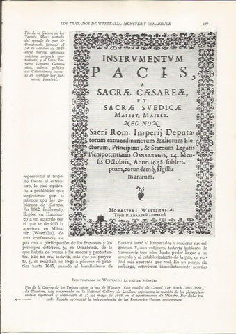 LAMINA 26037: Tratado de Paz de Osnabruck