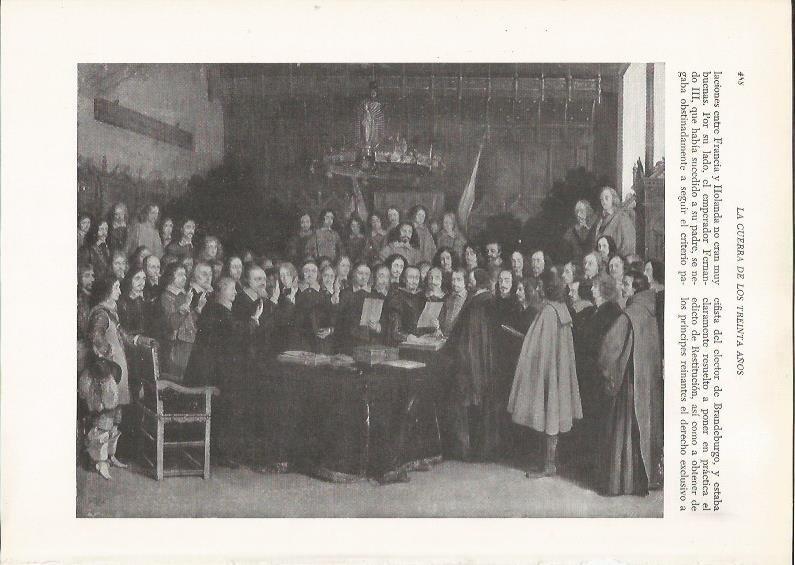 LAMINA 26036: Fin de la Guerra de los Treinta Años, por Ter Borch
