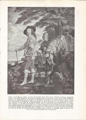 LAMINA 26035: Carlos I de Inglaterra, por Van Eyck