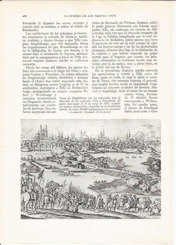 LAMINA 26034: Toma de Magdeburgo