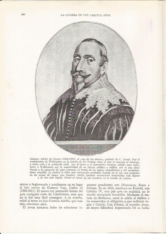 LAMINA 26033: Gustavo Adolfo de Suecia