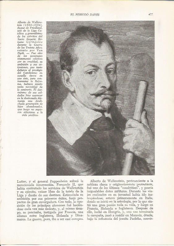 LAMINA 26032: Alberto de Wallenstein, duque de Friedland