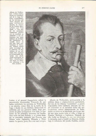 LAMINA 26032: Alberto de Wallenstein, duque de Friedland