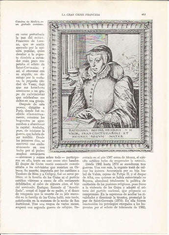 LAMINA 26028: Catalina de Medicis