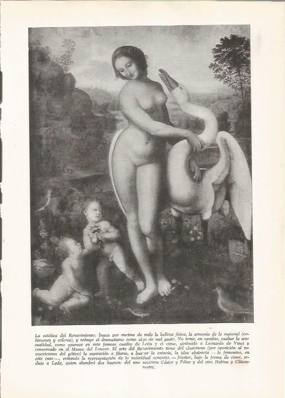 LAMINA 25971: Leda y el cisne, por Leonardo da Vinci