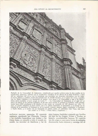 LAMINA 25969: Fachada de la Universidad de Salamanca