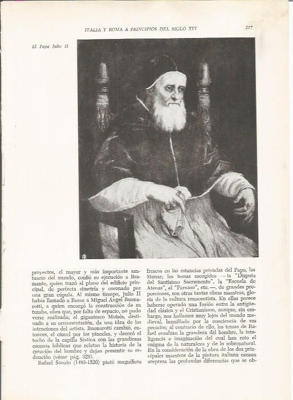 LAMINA 25967: El papa Julio II