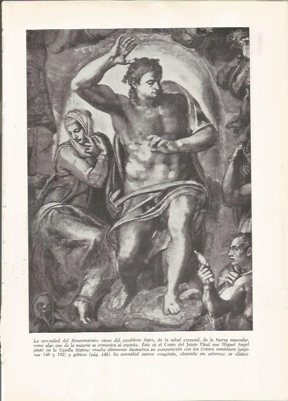LAMINA 25972: Cristo del Juicio Final de la Capilla Sixtina