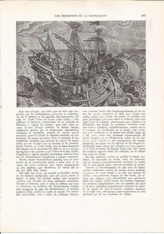 LAMINA 25955: Galeon del siglo XV