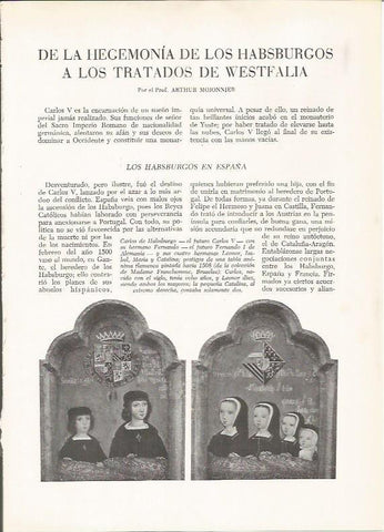 LAMINA 25974: Carlos V de Alemania y su hermano Fernando