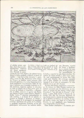 LAMINA 25987: La Goleta y Tunez en el siglo XVI