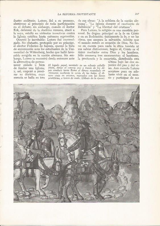 LAMINA 25981: Dibujo representando el legado papal