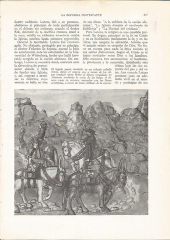 LAMINA 25981: Dibujo representando el legado papal