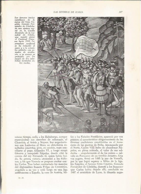 LAMINA 25977: Los tercios del Gran Capitan