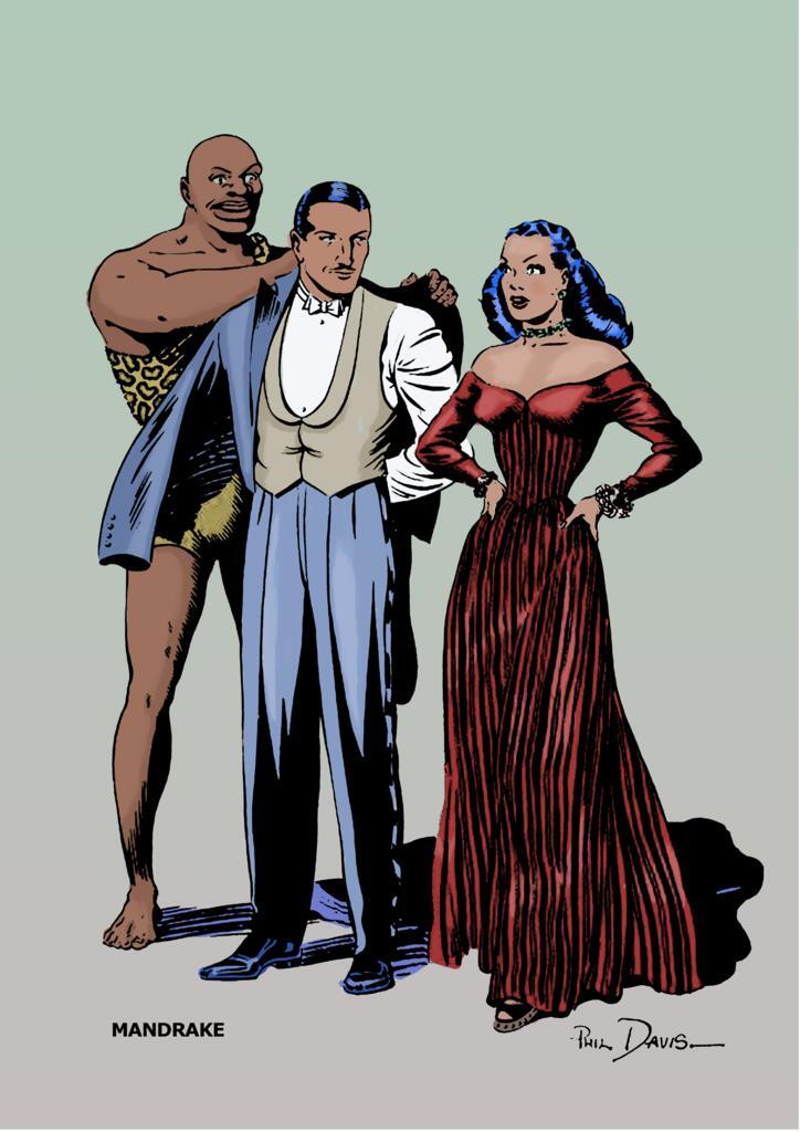 Poster DIN 4 numero 0342/1: Mandrake el mago, serie Clasicos Americanos