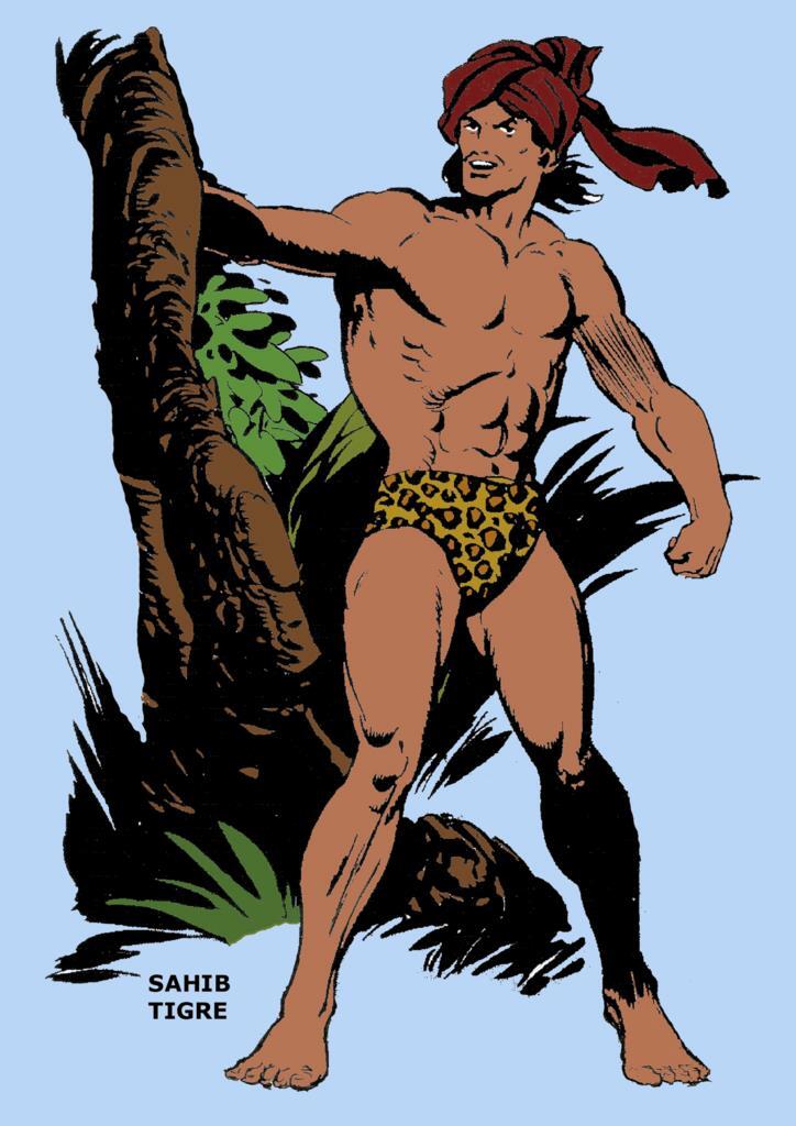 Poster DIN 4 numero 0467: Sahib Tigre, serie clasicos españoles