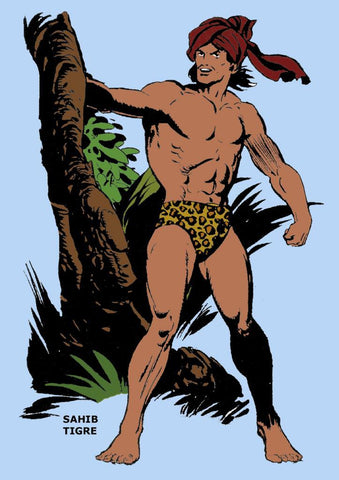 Poster DIN 4 numero 0467: Sahib Tigre, serie clasicos españoles