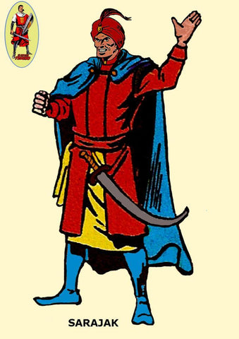 Poster DIN 4 numero 0525: El Capitan Trueno: Sarajak