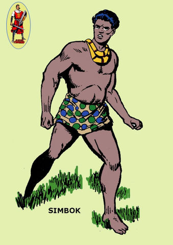 Poster DIN 4 numero 0527: El Capitan Trueno: Simbok
