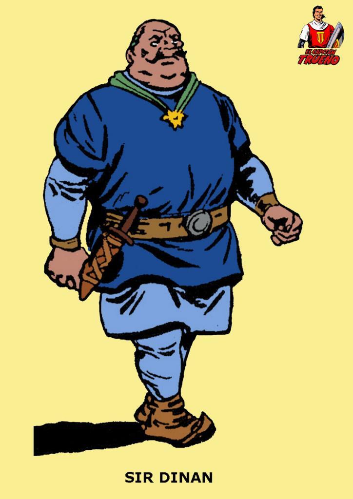 Poster DIN 4 numero 0528: El Capitan Trueno: Sir Dinan