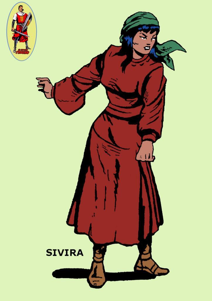 Poster DIN 4 numero 0529: El Capitan Trueno: Sivira