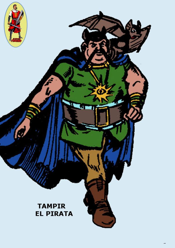 Poster DIN 4 numero 0532: El Capitan Trueno: Tampir el pirata