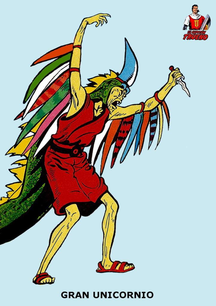 Poster DIN 4 numero 0538: El Capitan Trueno: Gran Unicornio