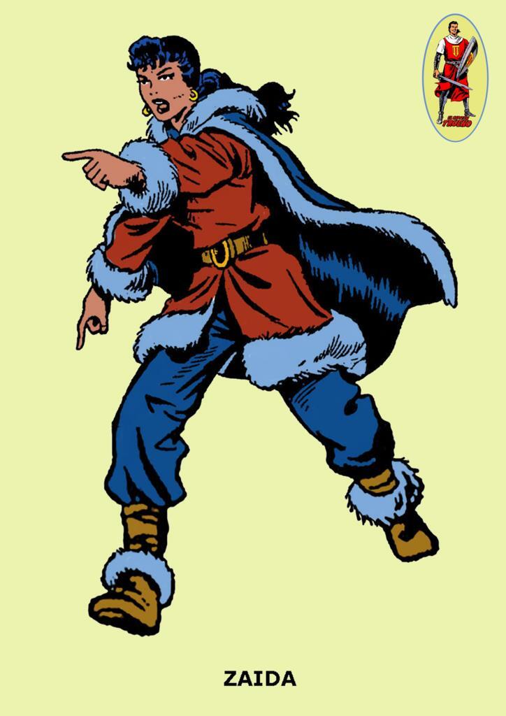 Poster DIN 4 numero 0539: El Capitan Trueno: Zaida