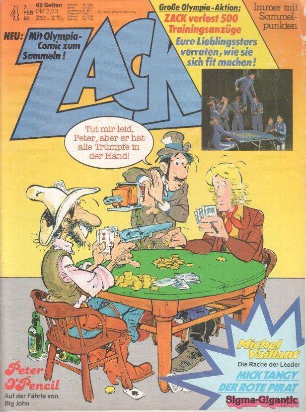 Zack numero 04 año 1980 (ALEMAN)